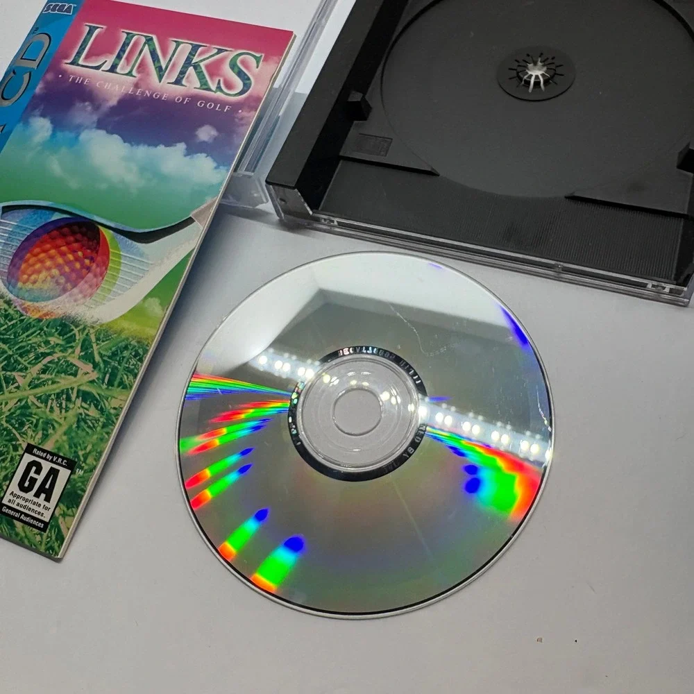 Links The Challenge of Golf Sega CD Game Retro Sports Virgin Interactive